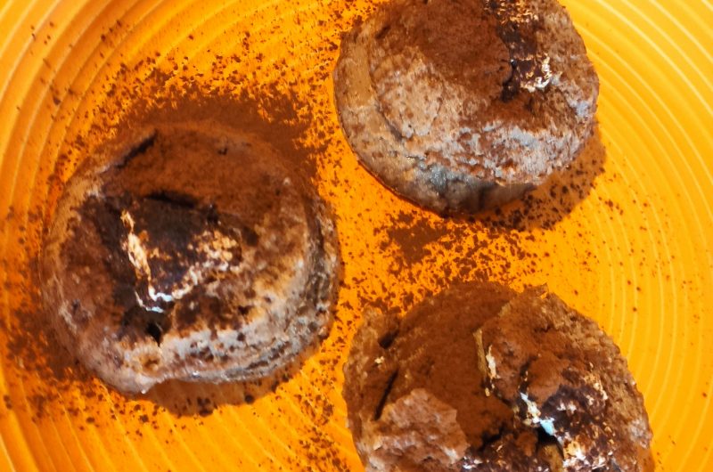 Mini Tortini al Cacao con ripieno di Ricotta